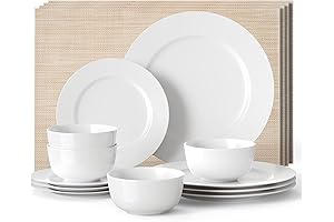 Ceramic Dinnerware Sets for 6 - Plates and Bowls Sets