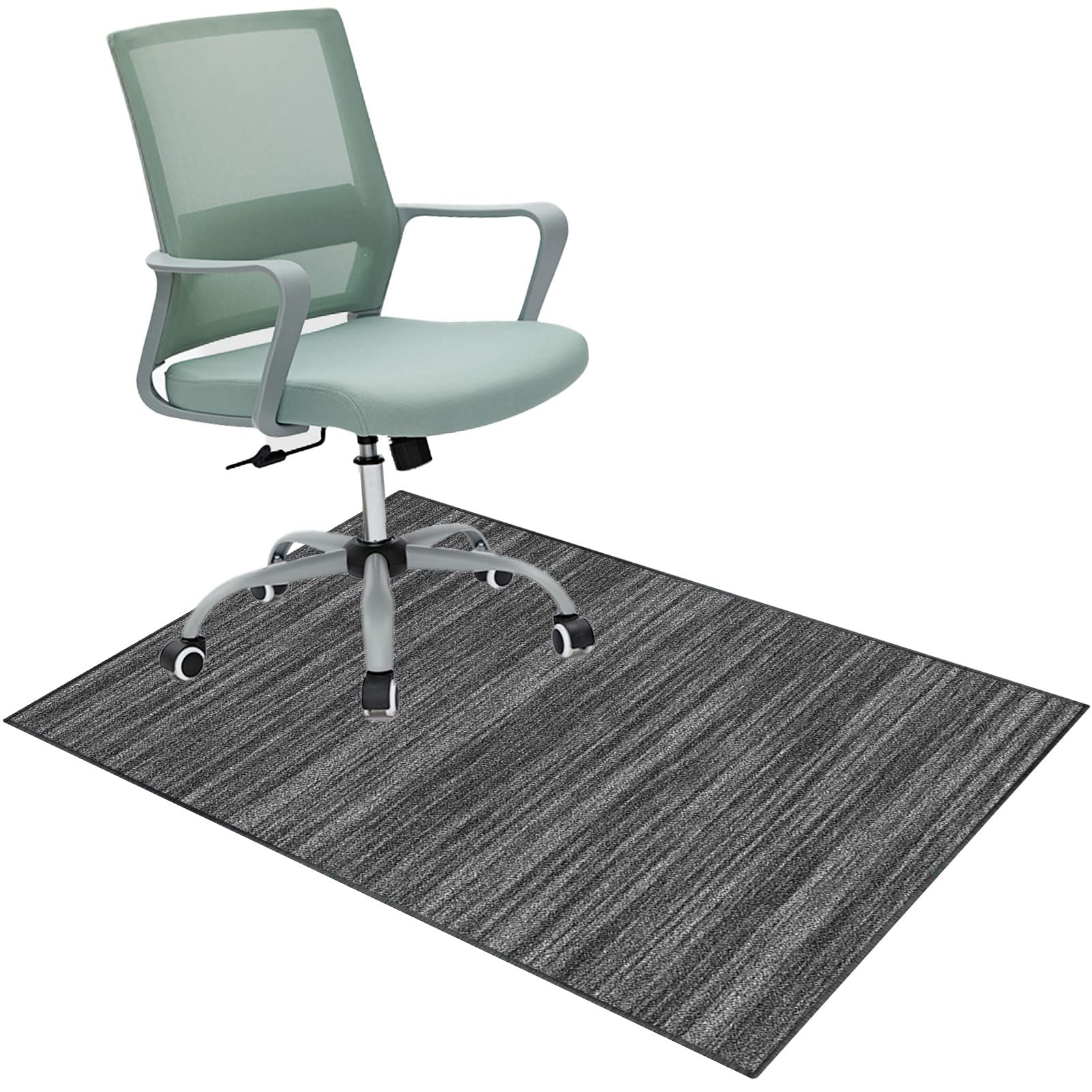EYZO 120 × 140 cm Chair Mat For Carpeted Floor, Office Chair Mat, Gaming Chair Mat, Multi-Purpose Carpet Protector, Desk Chair For Carpeted Hardwood Floor, Protects Floors, Anti-Skidding Stop Noise
