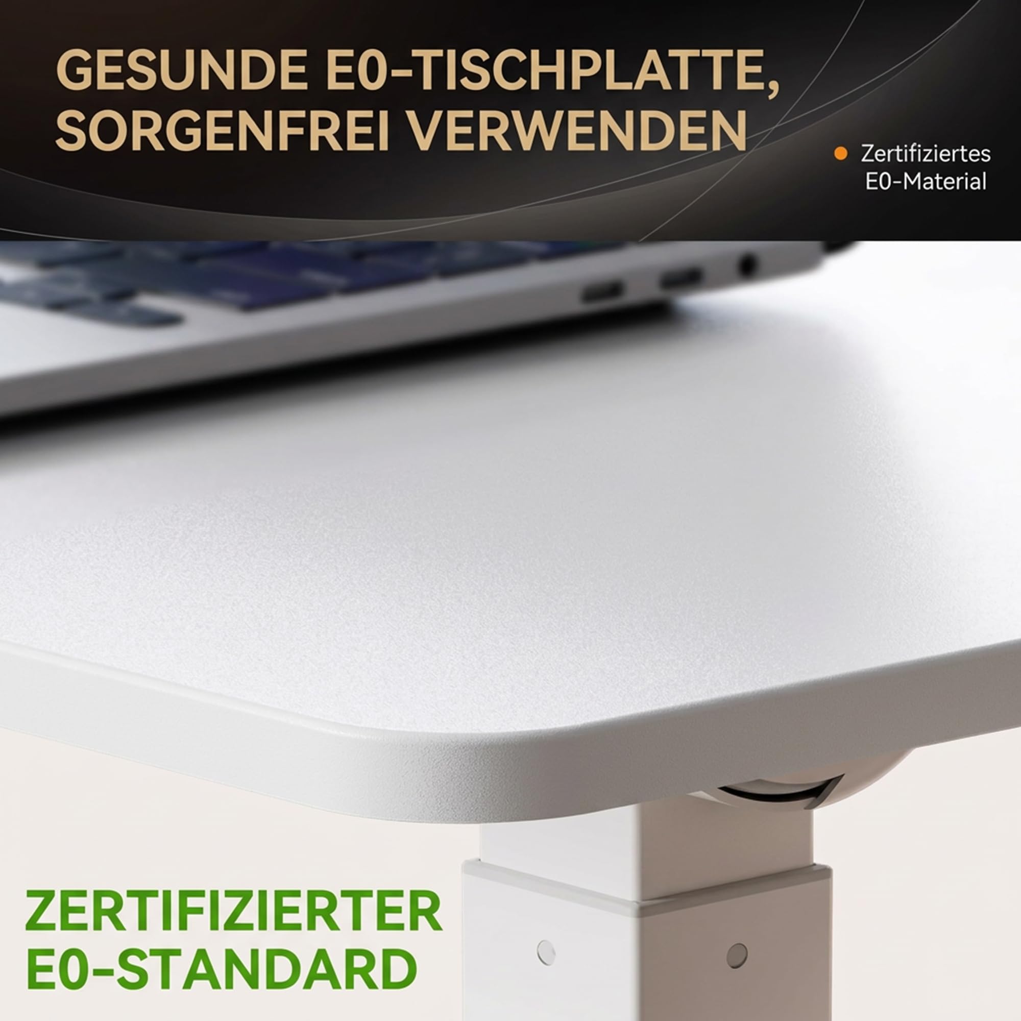 MUSSO AnyDesk D7 Bureau Mobile Pliable pour Ordinateur Portable, réglable en Hauteur 75-108 cm, Plateau inclinable 0-90°, Blanc