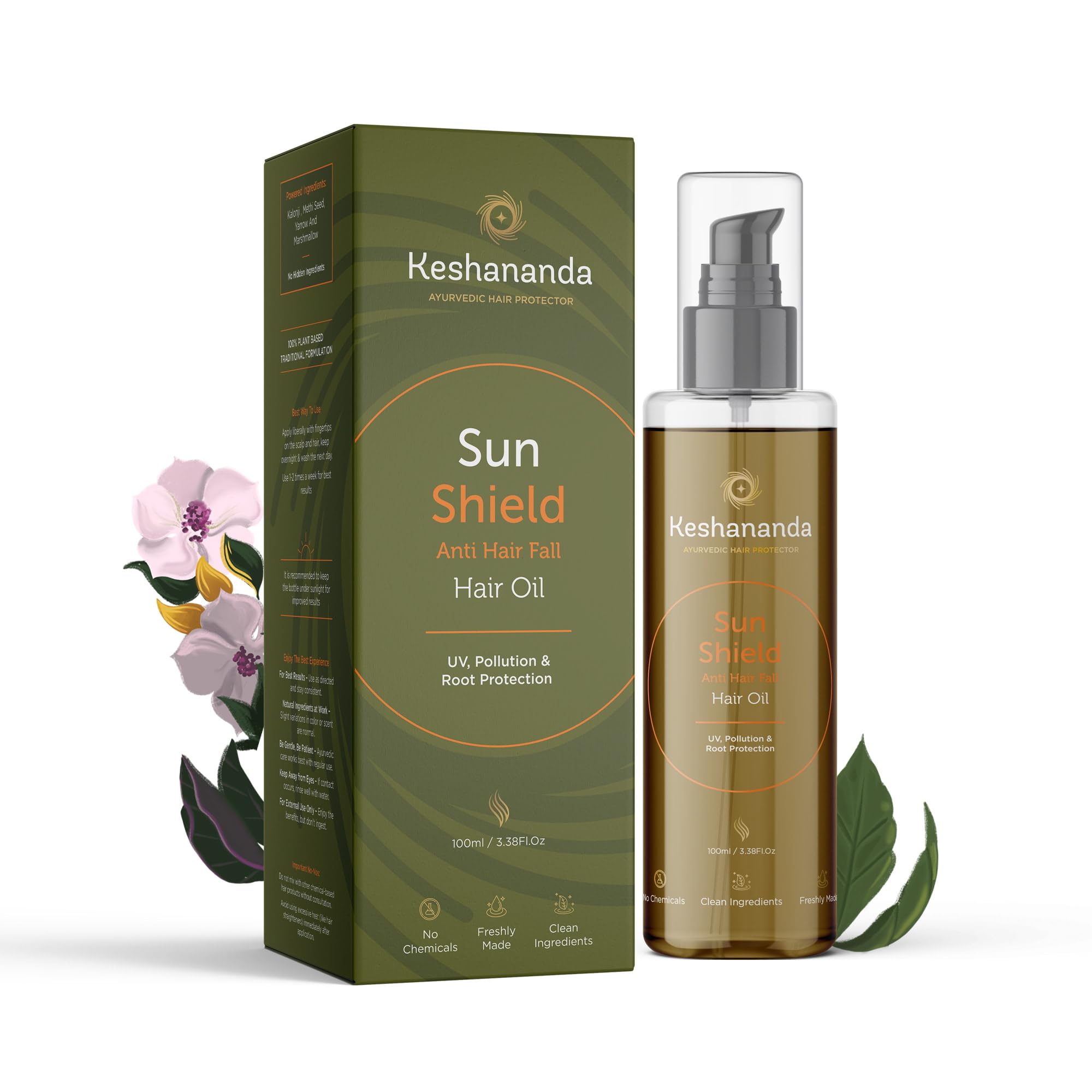 Anti-Hair Fall Hair Oil | Solarized Ayurvedic Blend | Kalonji, Fenugreek, Marshmallow & Yarrow | Reduces Hair Loss | Strengthens Roots | 50 ml-image-15