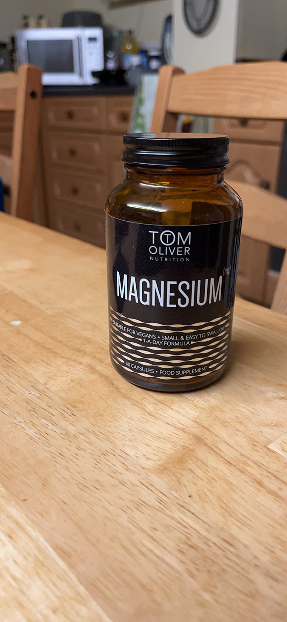Tom Oliver Nutrition Magnesium Taurate (60 Capsules) (3) Amazon.co