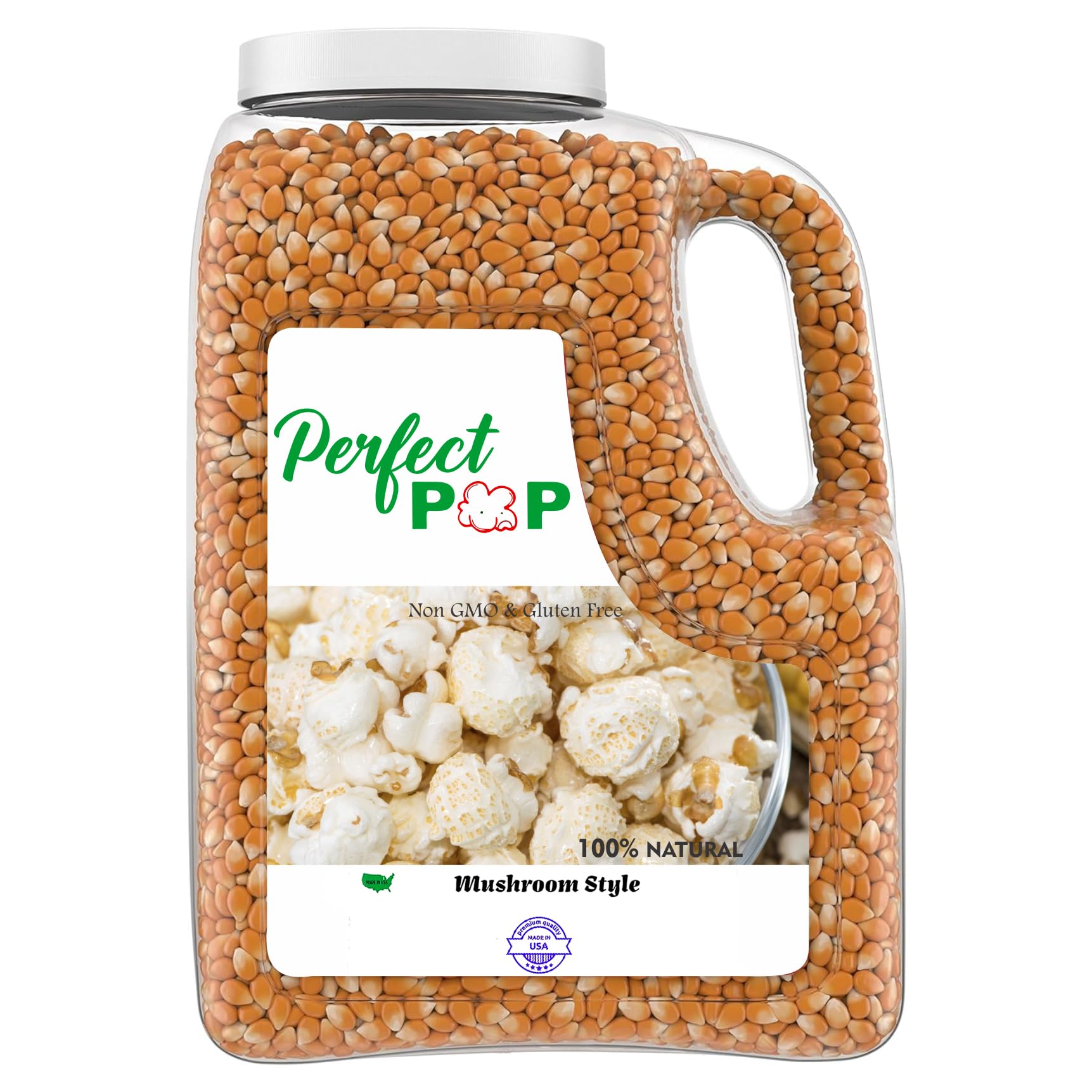 Concession Essentials Premium Gourmet Pilz Extra große Popcornkerne – 3,6 kg
