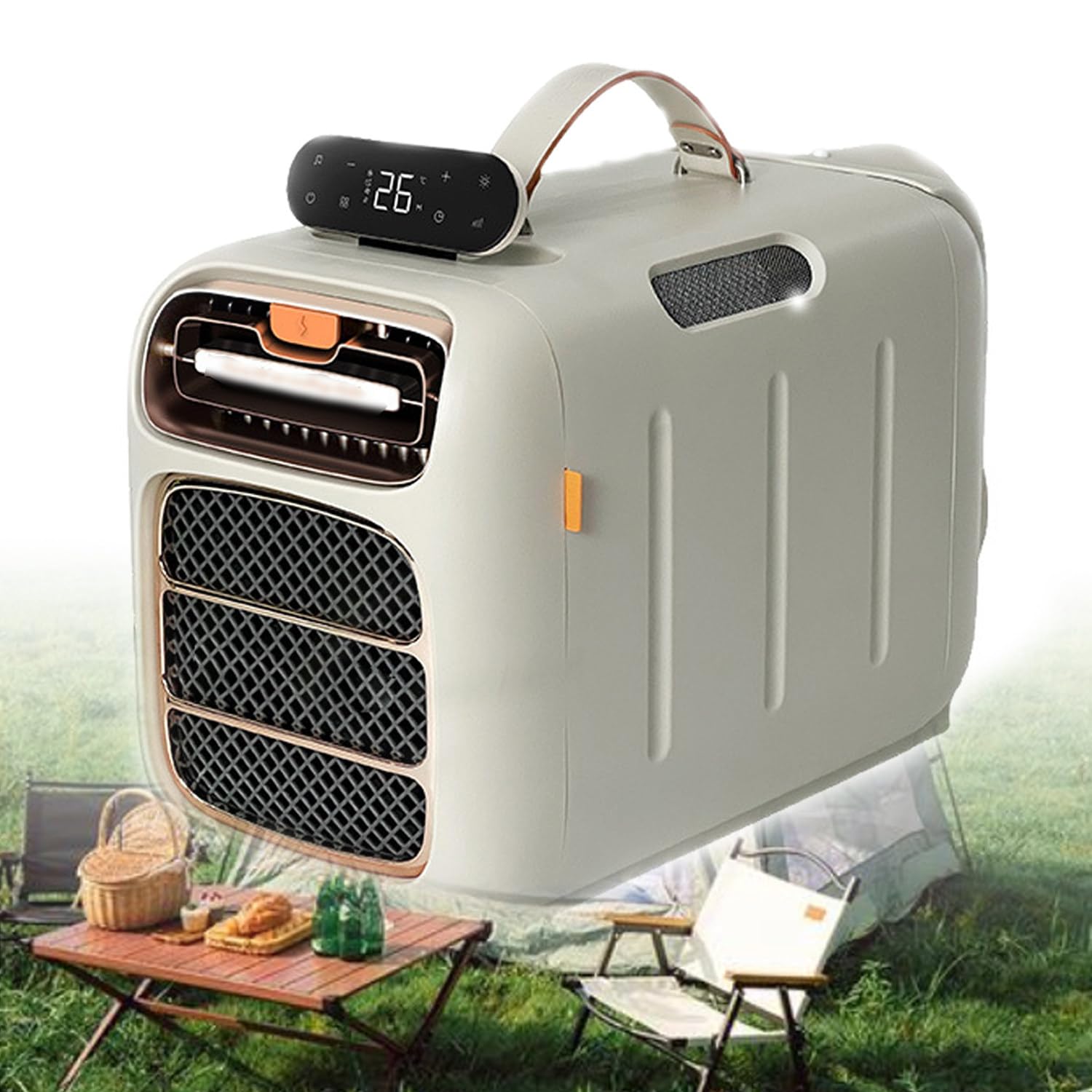 Camping Air Conditioner,Low Power,Fast Cooling & Heating Coolingonly