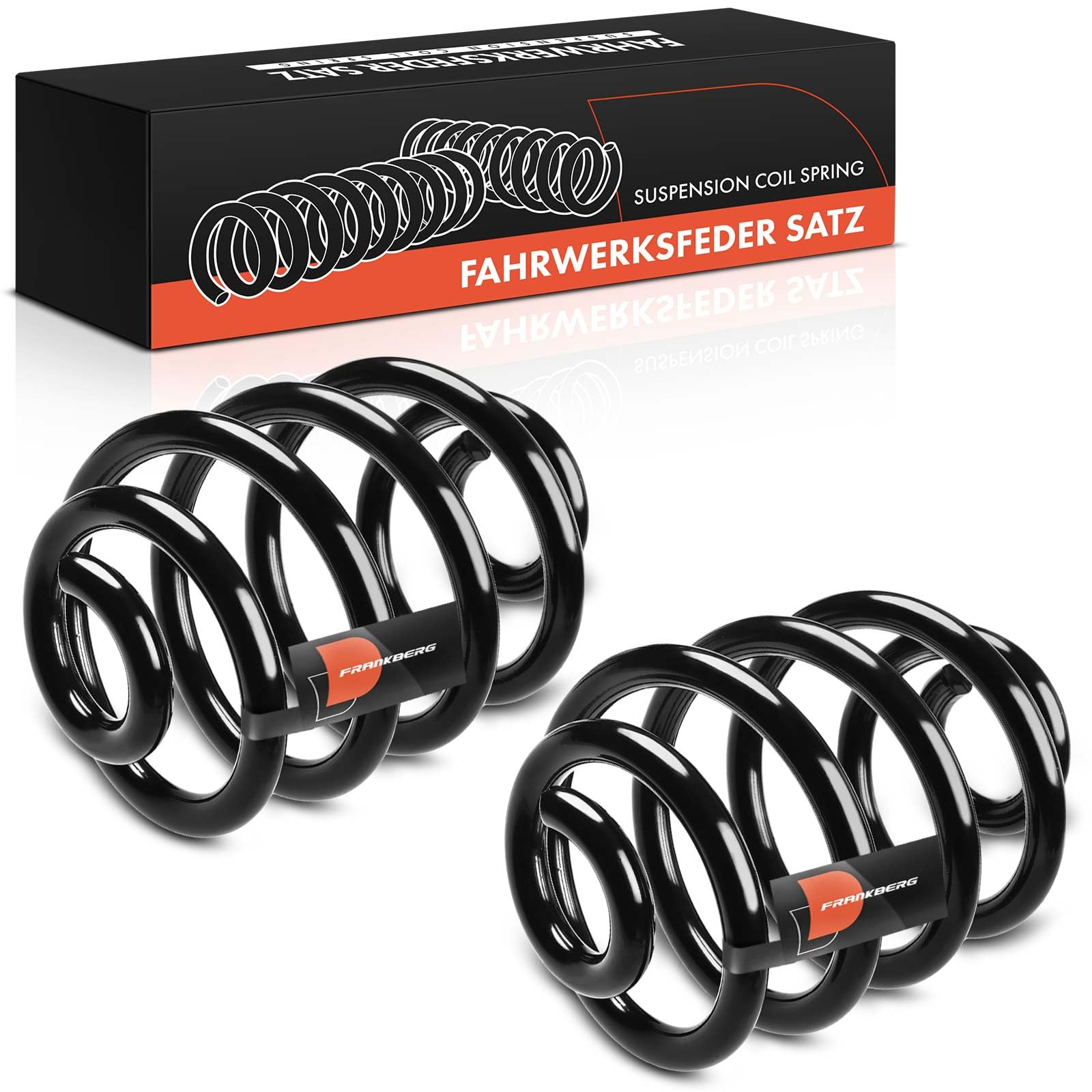 Frankberg muelles de suspensión para eje trasero 33539070126 | Compatible con: Z3 R.o.a.d.s.t.e.r E36, Z3 Coupé E36