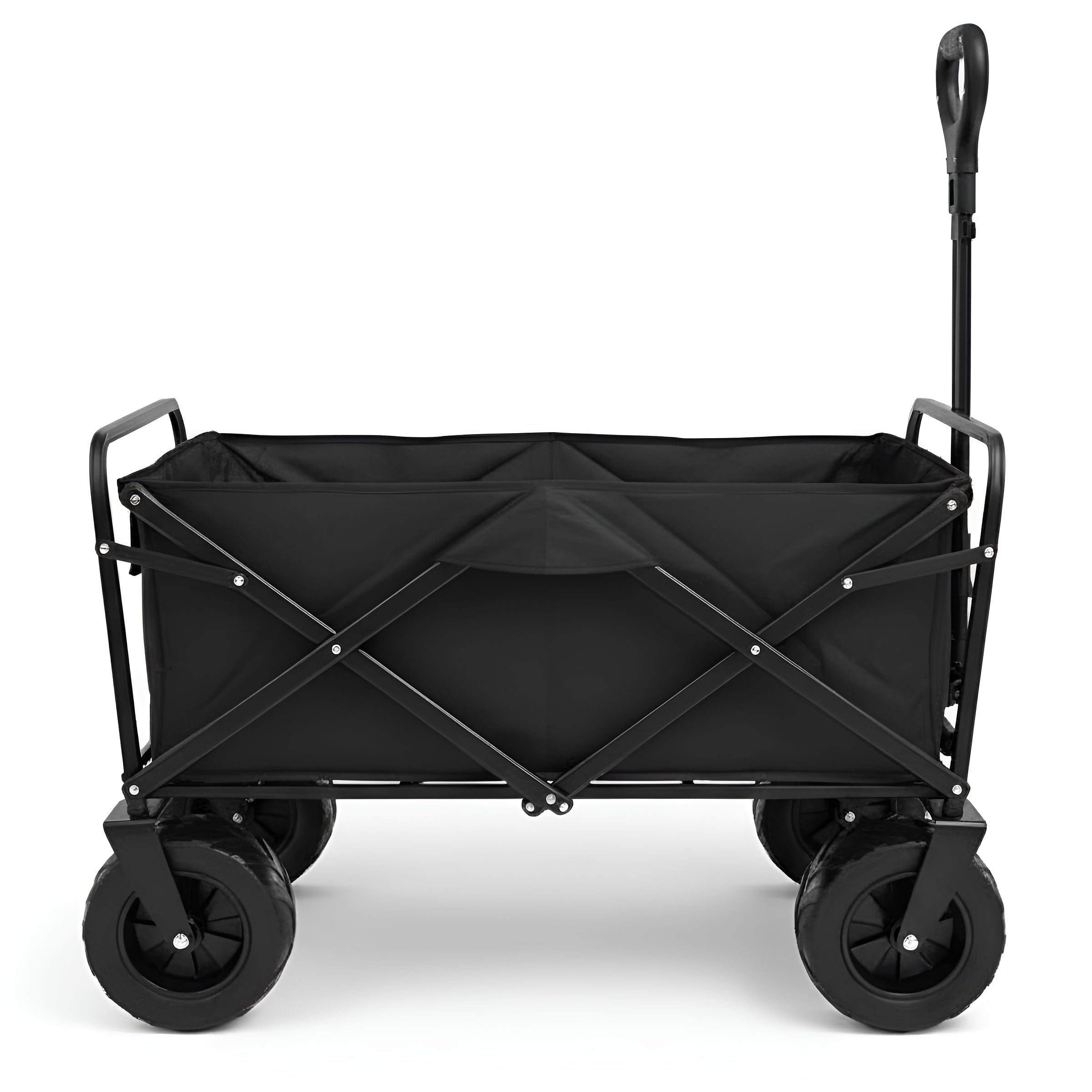 Carro Plegable Multiusos Nyana Home | Carrito de Transporte de Gran Capacidad para Playa, Camping, Jardín, Compras y Uso Exterior | Estructura de Acero Reforzado y Tela Oxford Resistente