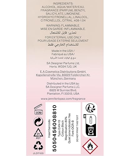 Vista 10 de Jennifer Lopez JLove Body Mist, 8.1 fl oz (8fl oz)