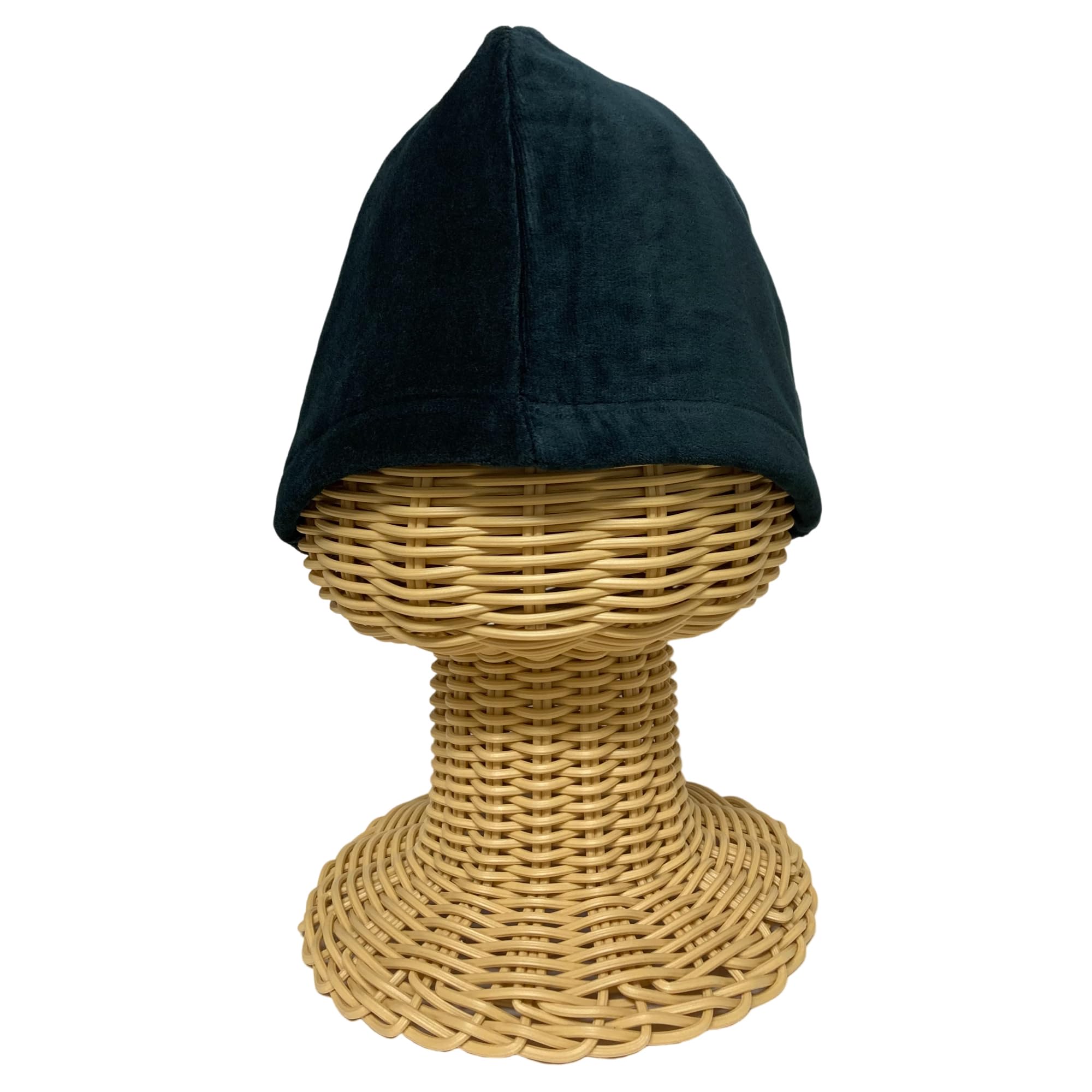 Lulu&berry Imabari Towel Brand Sauna Hat (100% Cotton) Made in Japan Color Shirring Navy Size M Use for Sauna and Out Door at Relieve Head Heat and Protect Hair