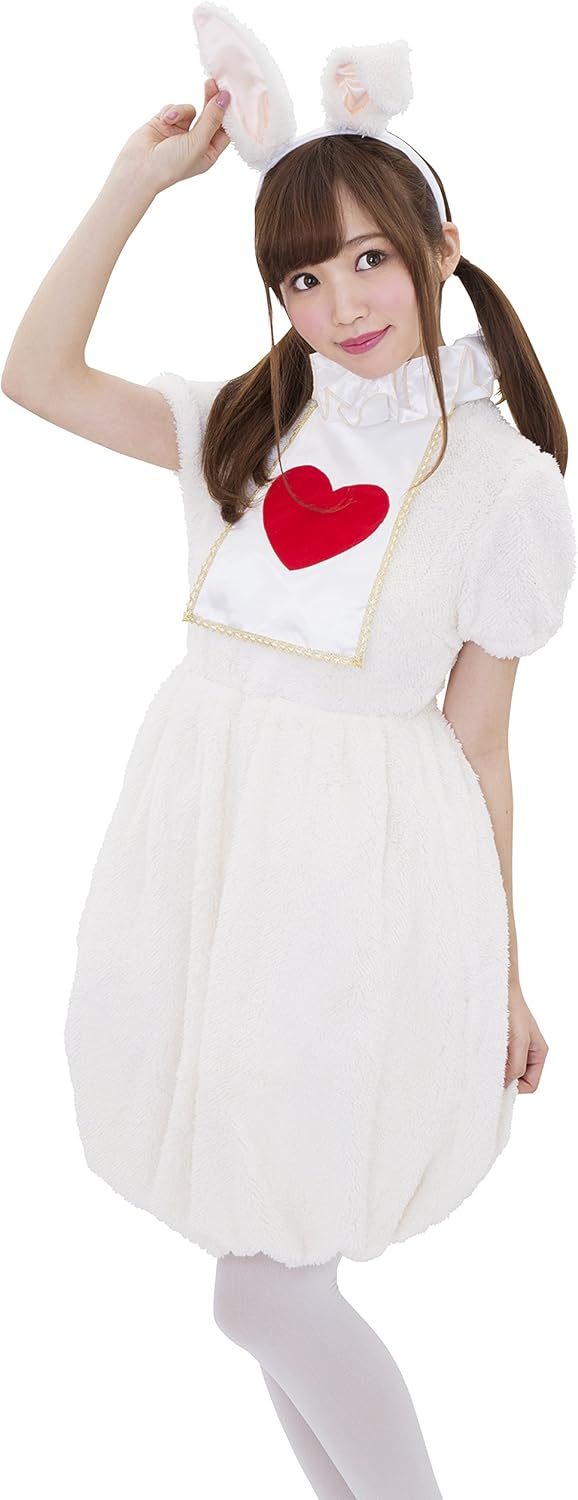 クリアストーン Party City コスプレ フラッフィーバニー レディース 白 クリアストーン Party City コスプレ フラッフィーバニー レディース 白