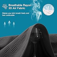 Vista 5 de Protector de colchón impermeable tamaño individual, transpirable, sin ruido, ultrasuave, funda de colchón con bolsillos elásticos profundos de 8 a