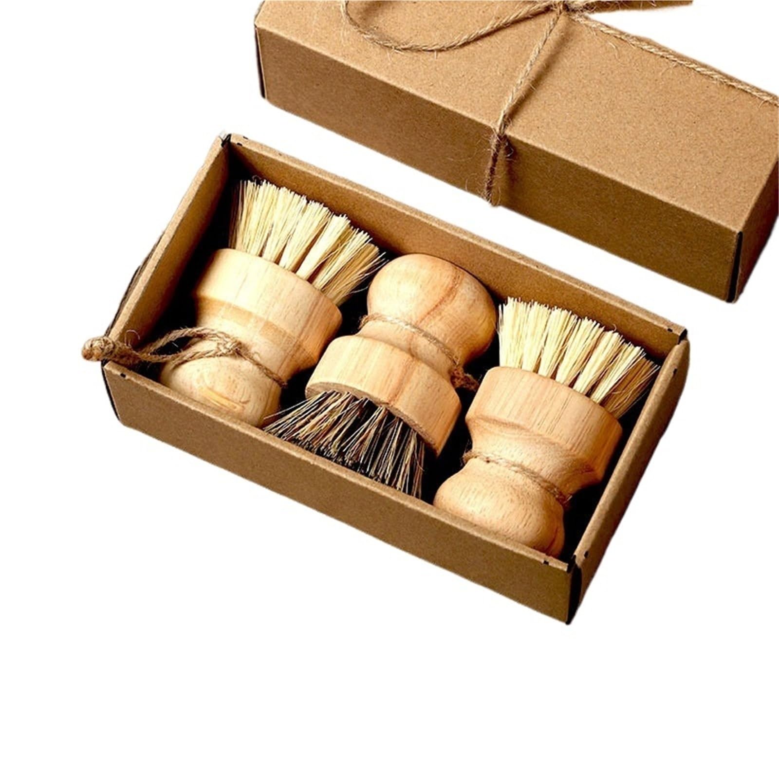 Brosse de Nettoyage Vaisselle en sisal Noix Coco