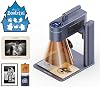 LaserPecker 4 Basic Laser Engraver Dual Light Source 450nm Semiconductor Blue Light + 1064nm Infrared Light, 4000mm/s, Laser Engraving Machine for Any Material, Engraving Resolution 8K