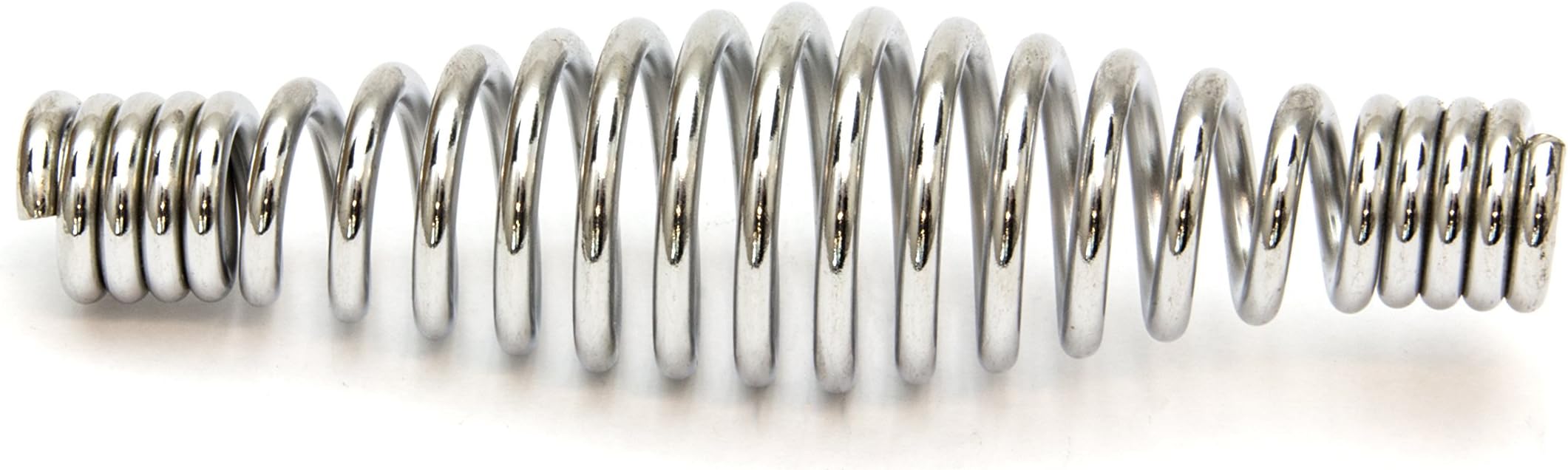 Spring Stove Handle, Chrome Finish, tapered at both ends. Max Diameter: 1-1/2", Length: 5-3/4", Fits 1/2" rod. For use with BBQ Grills, Smokers, Furnaces, Coal/ Wood/ Pellet Stoves, Boilers.