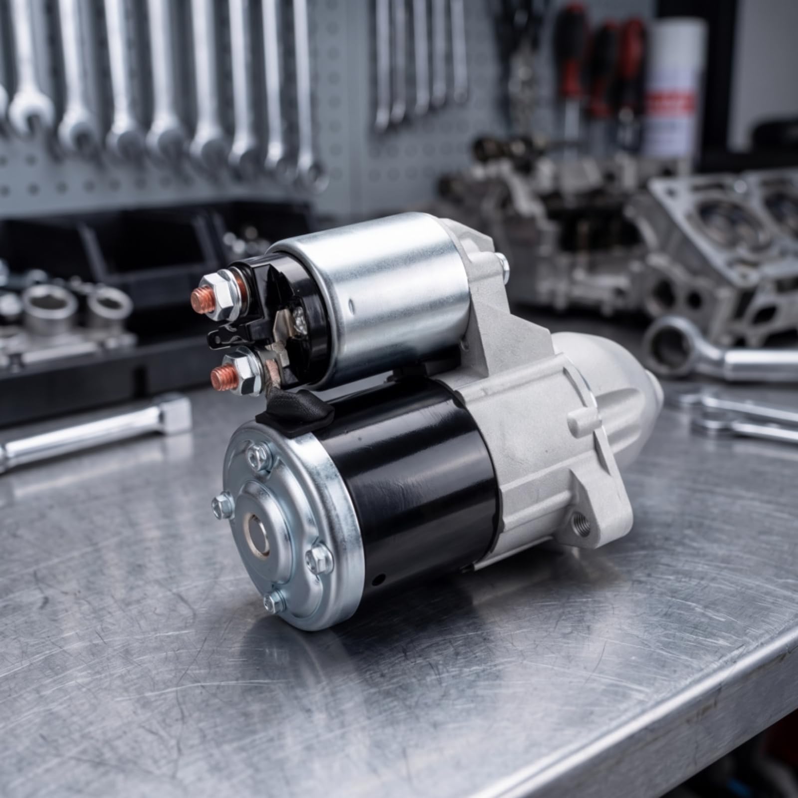 Motorino di Avviamento Compatibile Starter Resistente Ricambio per Meccanici
