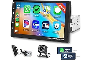 Rimoody Car Stereo with Detachable 9-Inch Display: Enhanced Driving Experience with CarPlay and Android Auto