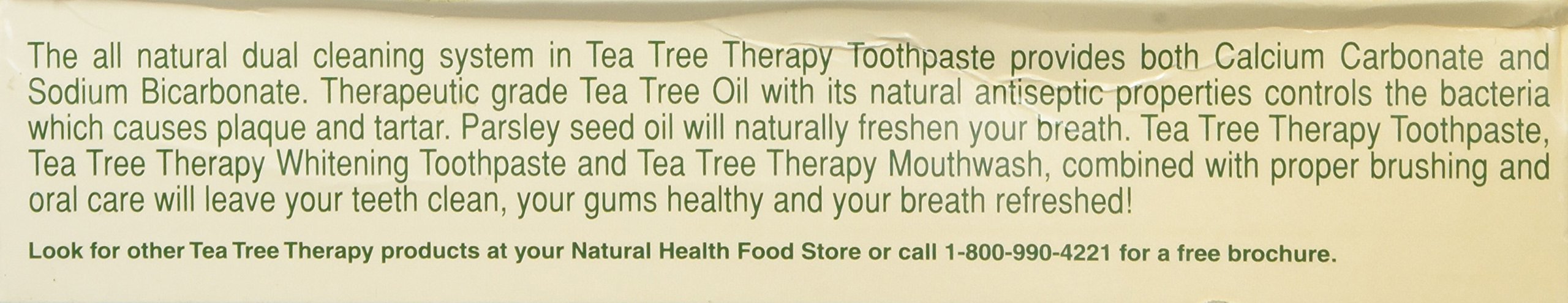 Tea Tree Therapy Toothpaste, 5 Ounce thumbnail 3
