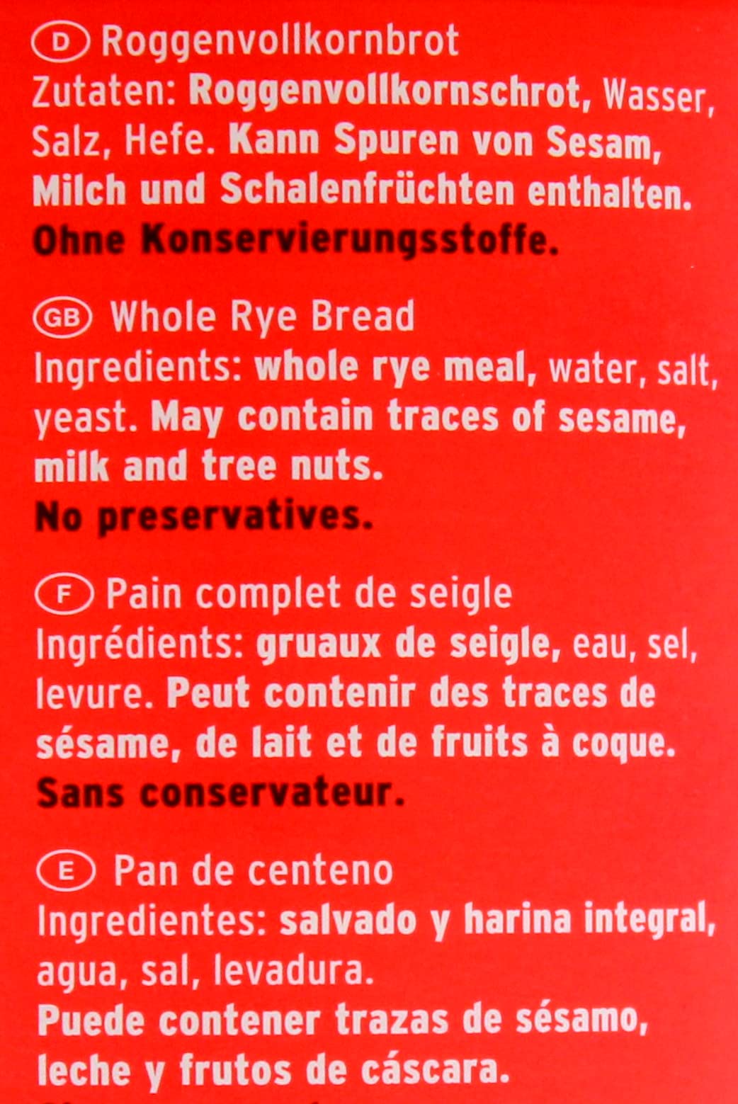 Mestemacher Vollkornbrot/Dose, 12er Pack (12 x 500 g)