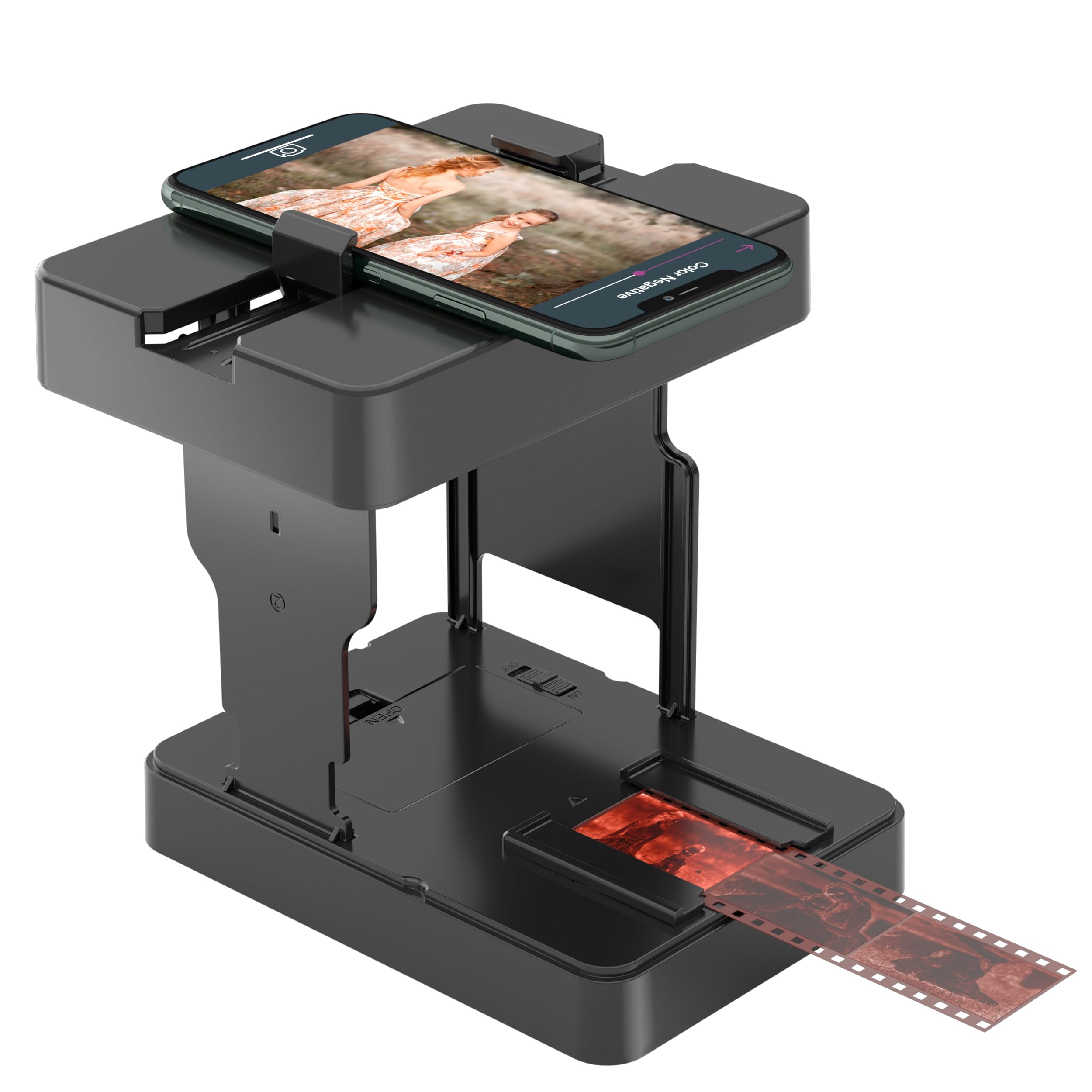 Mobile Film Scanner 35mm, Slide & Negative Scanner Slide Viewer Converts 35mm Slides & Negatives to Digital Photos