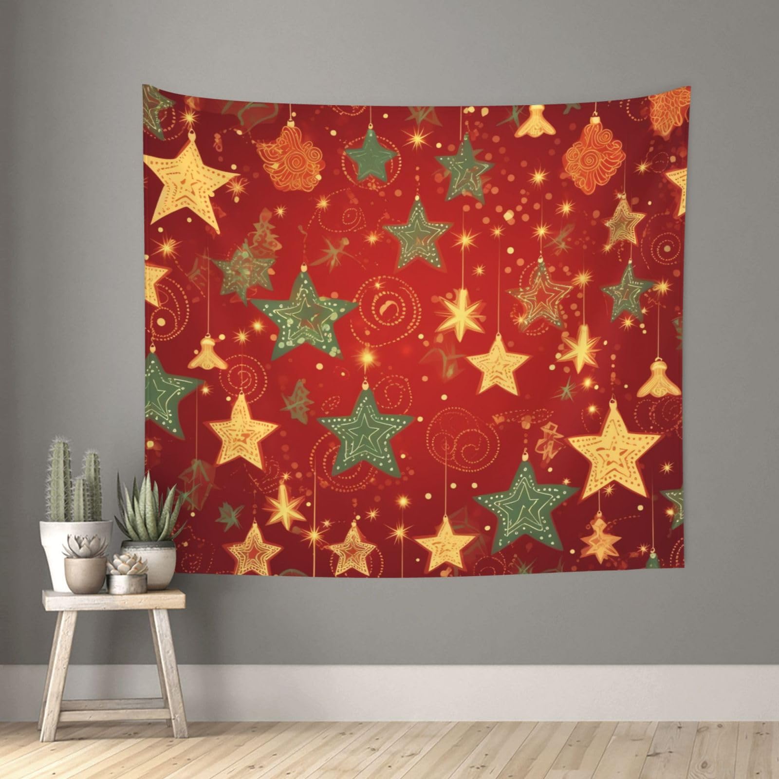FodPand Christmas Tapestry for Bedroom Aesthetic, Wall Hanging Tapestries Art Decor Backdrop Wall Tapestry for Dorm Living Room Funny Poster Party Banner Background 51" X 60"