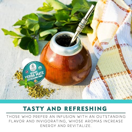 Vista 271 de Teavity - Paquete variado de cápsulas de té orgánicas Cápsulas de té caliente o hielo para Keurig, manzanilla, desayuno inglés, té negro, cápsulas