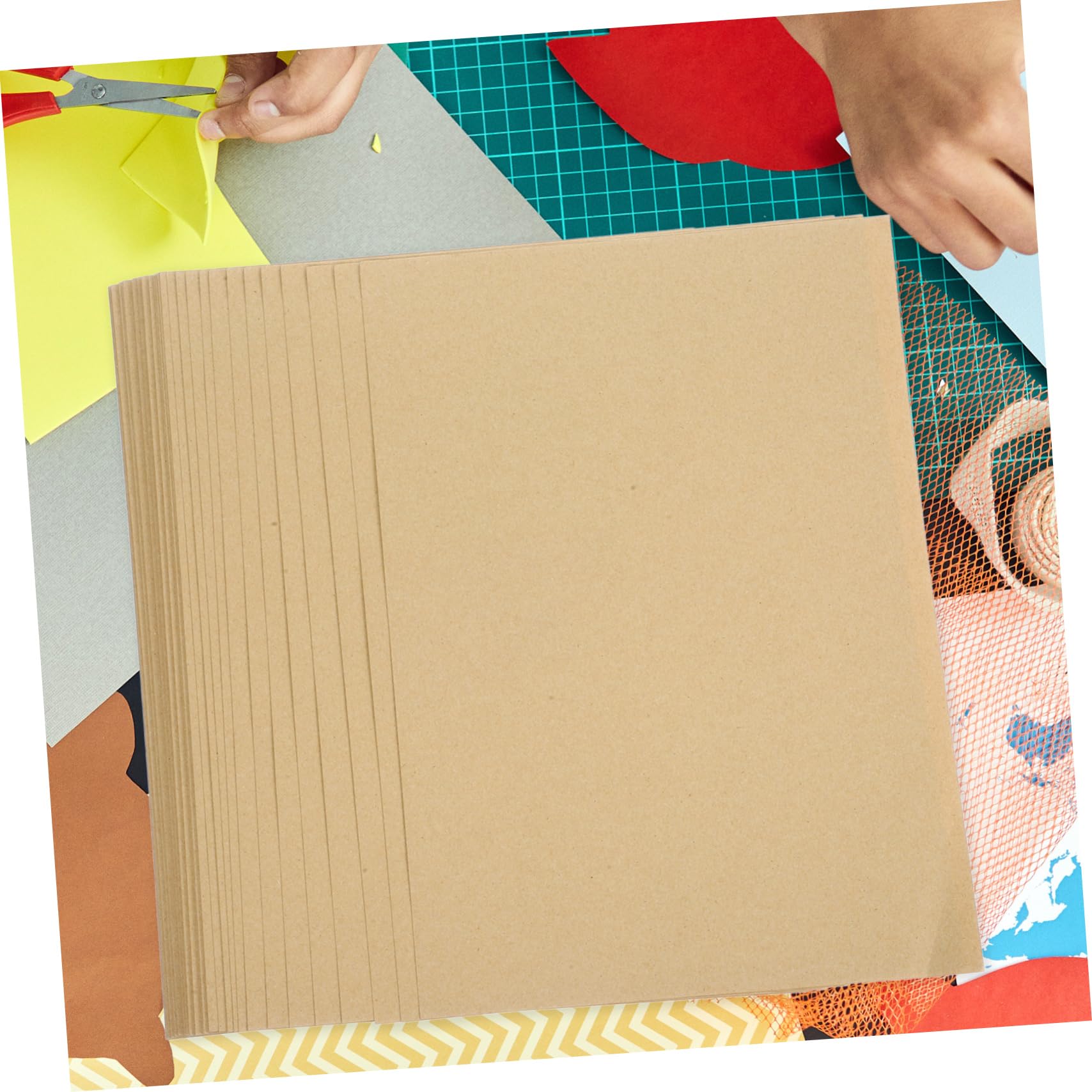Brauner Karton A4 1 Packung Dickes Bastelpapier Schliff