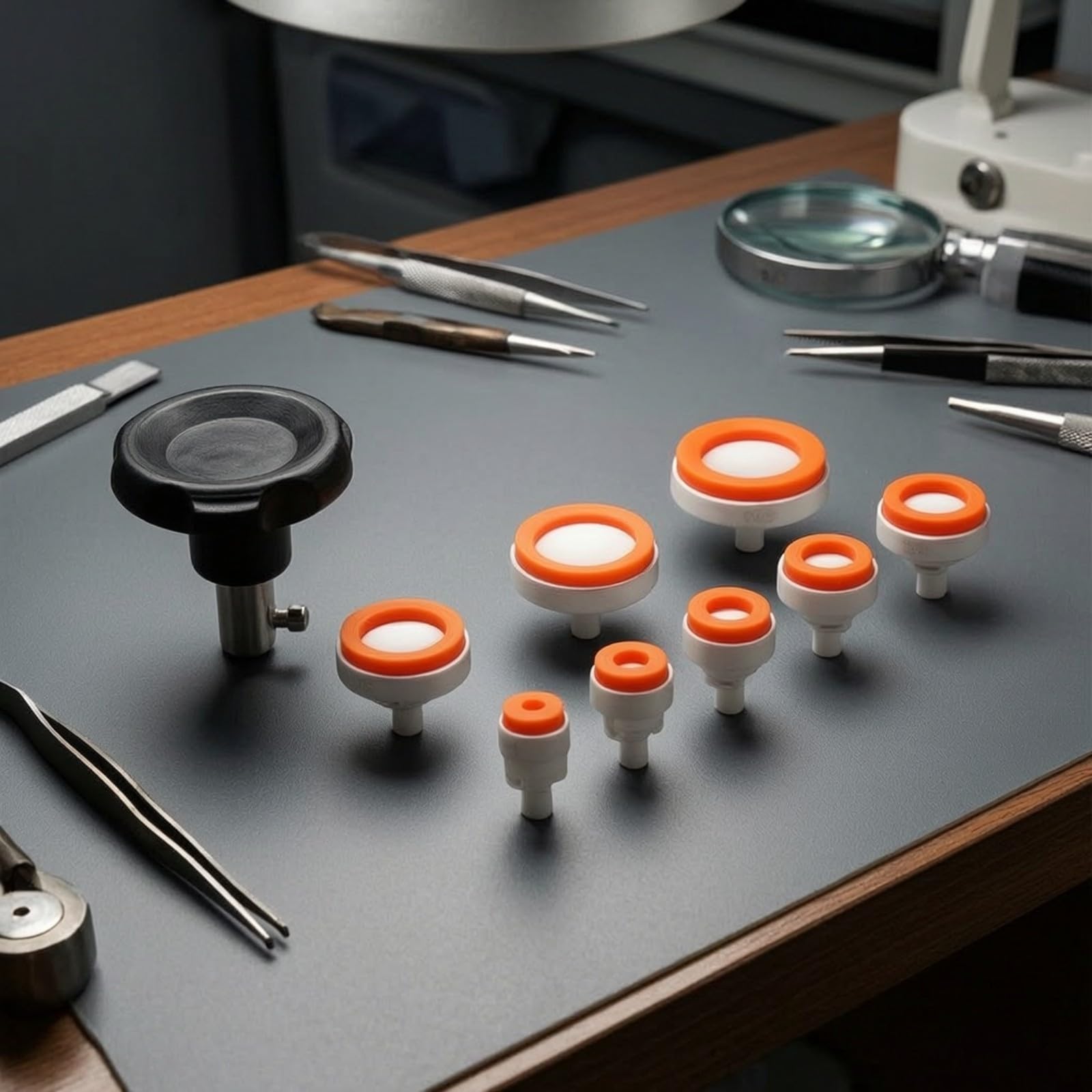 Kit Apri Orologi Pratico Antiscivolo, Apri Orologi Intercambiabile, Manuale, per Laboratorio di Orologeria, Orologiai