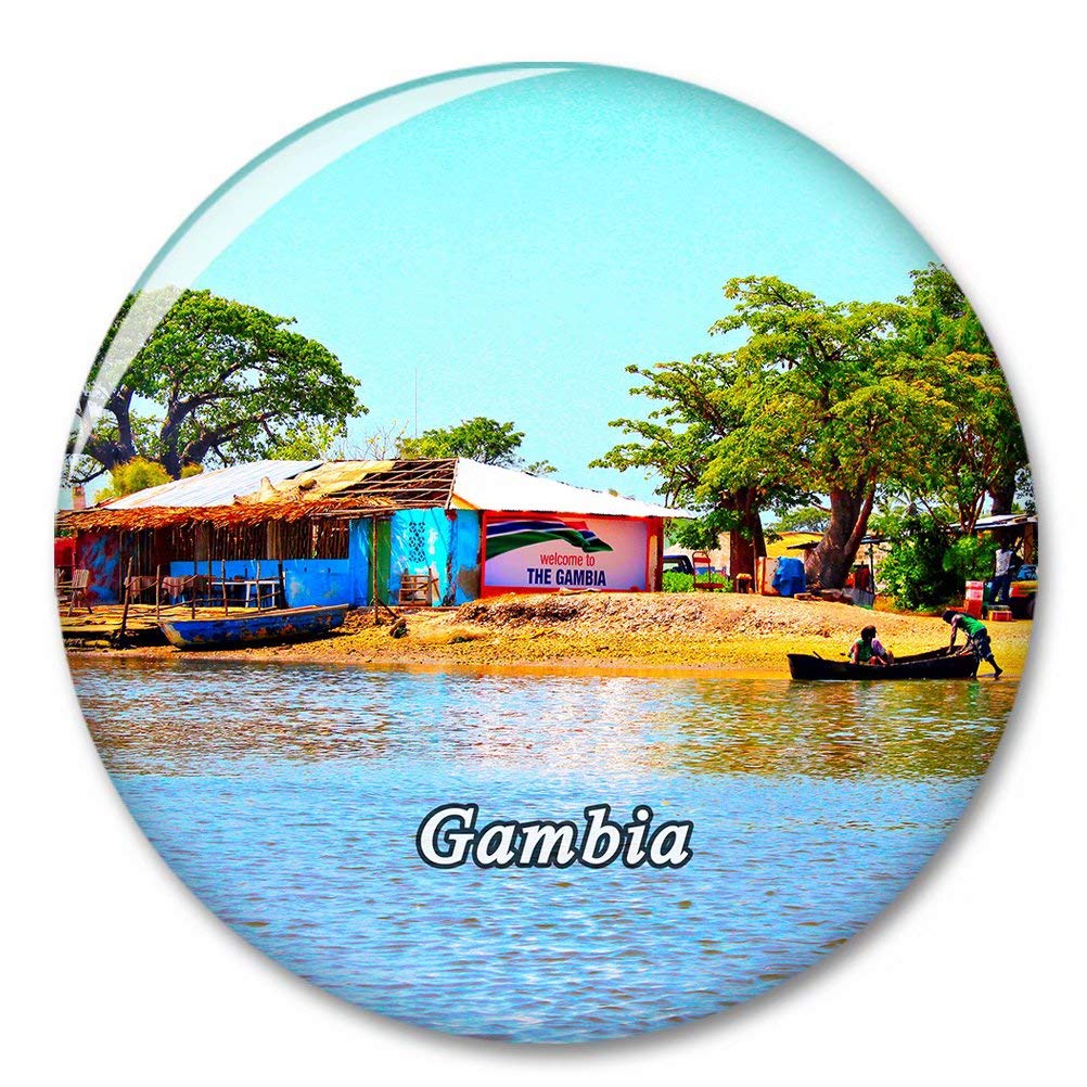 Gambia Fridge Magnet Decorative Magnet Bottle Opener Tourist City Travel Souvenir Collection Gift Strong Refrigerator Sticker