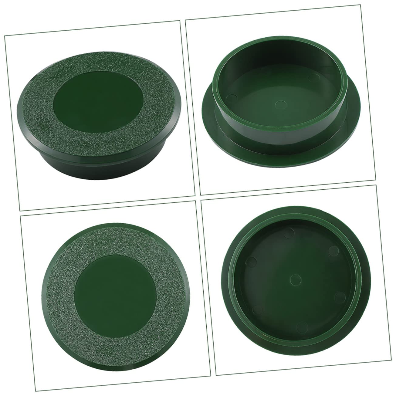 BIUDECO Putting Accessories 2 Pack Golfing Cup Plastic Hole Cup Green Putting Cup for Training