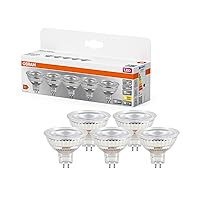 OSRAM LED BASE MR16, confezione vantaggiosa con 5 lampadine a bassa tensione