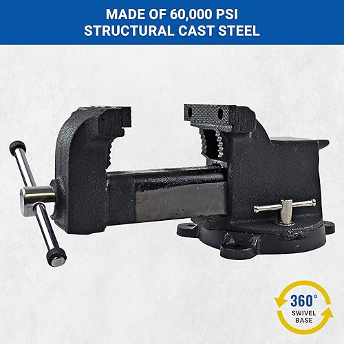 Miniatura 5 de Yost Vises 904-AS - Mordaza de acero para banco, 8"