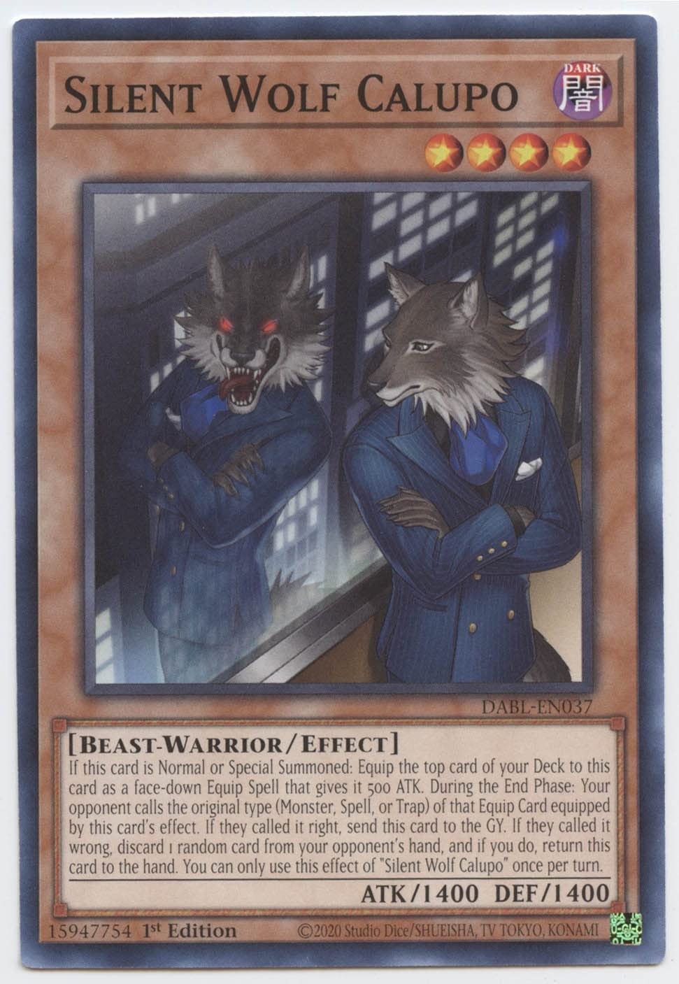 Yu-Gi-Oh! Silent Wolf Calupo - DABL-EN037 - Common