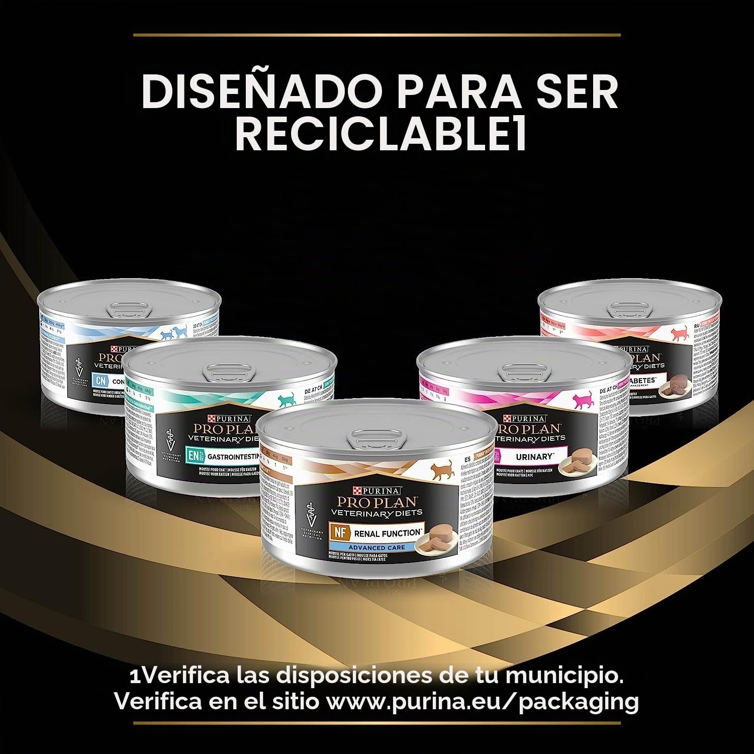 PRO PLAN VET FELINE UR URINARY MOUSSE PAVO CAJA 24X 195GR