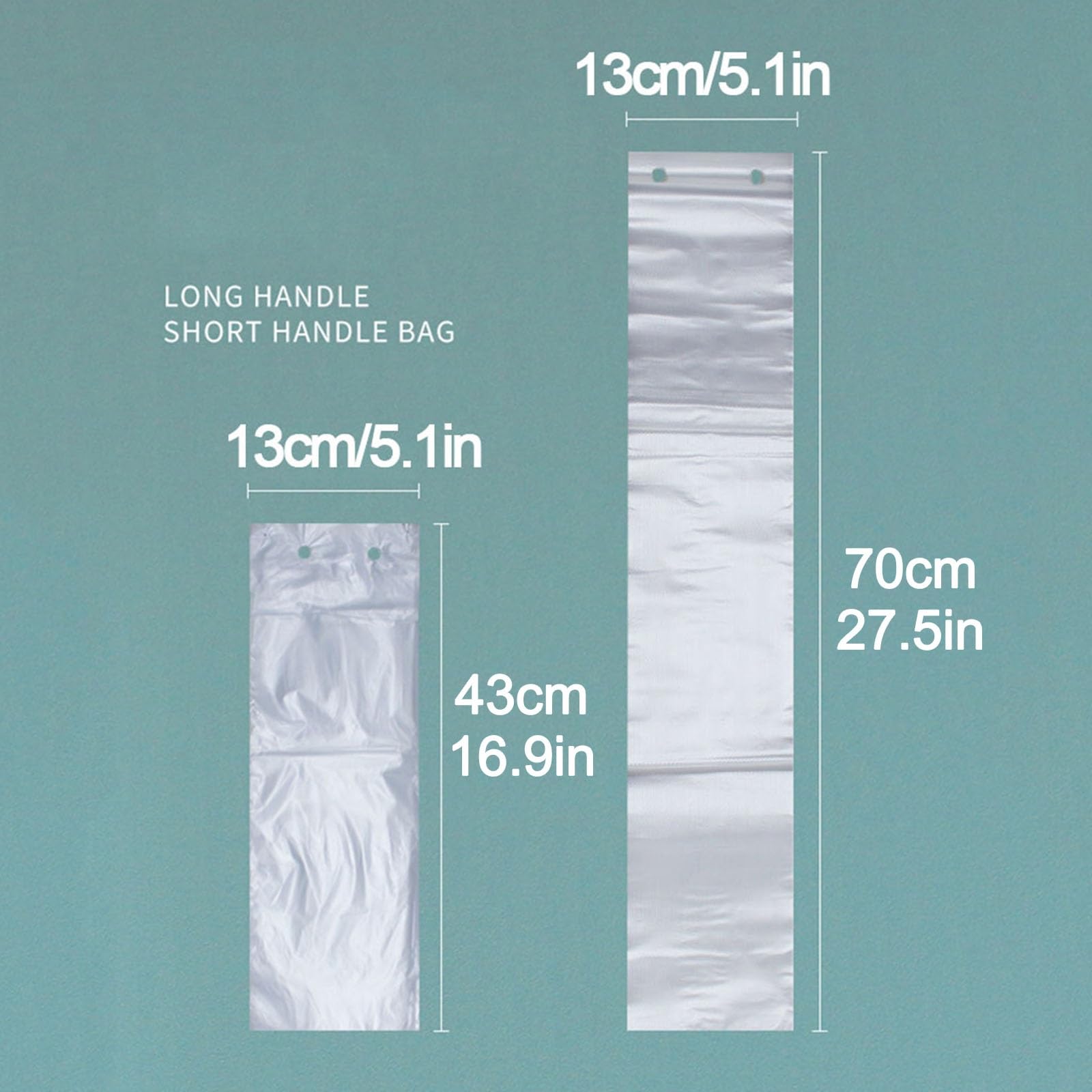 200 Sacchetti Per Ombrelli Bagnati USA E Getta - 13x72cm E 13x43cm, Universali Per Tutti Gli Ombrelli - Foto 5