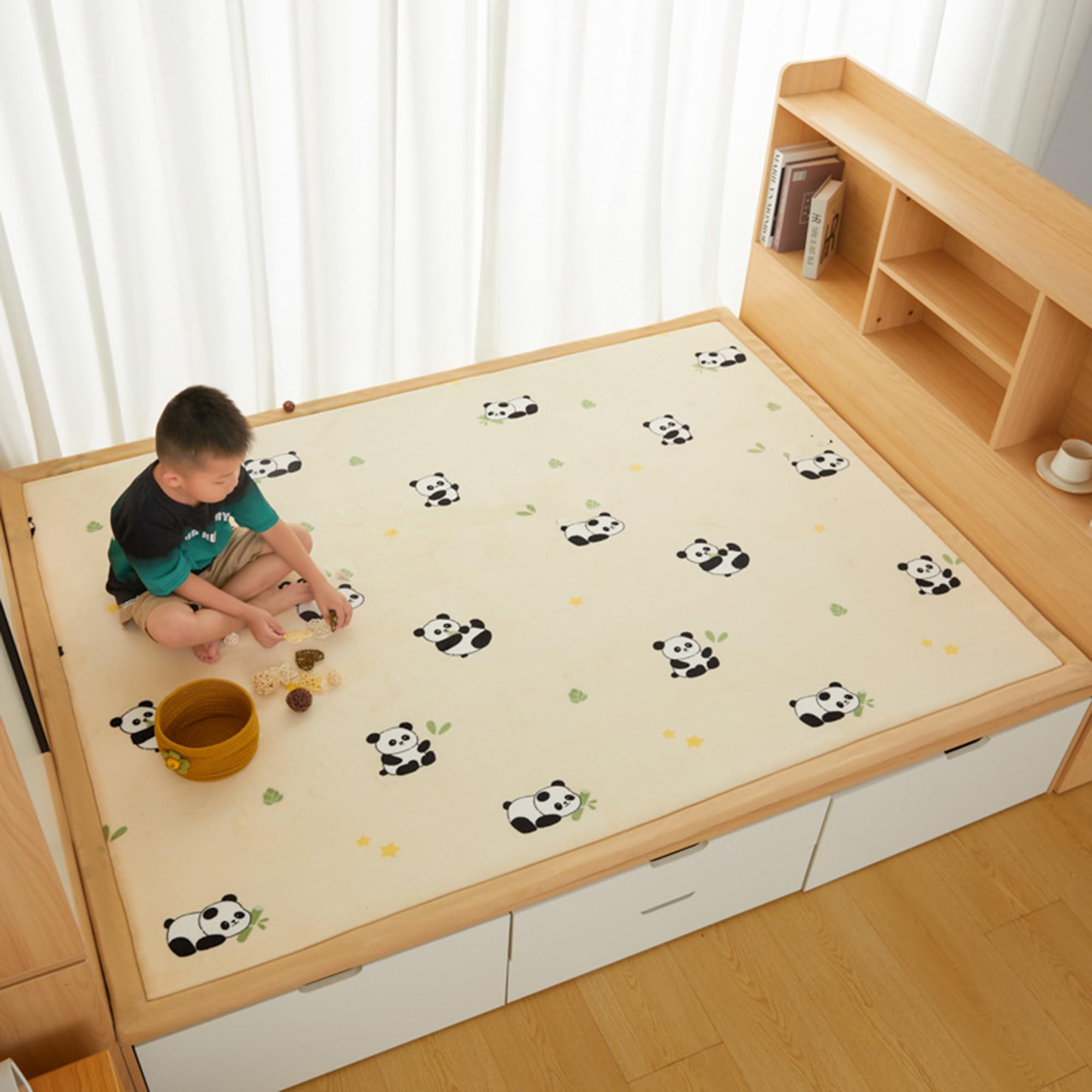 Tapis salle de jeux enfant moderne et lavable 180 x 270 cm