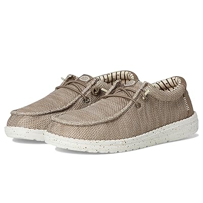 Hey Dude Kids Wally Stretch Sox (Little Kid/Big Kid) Boys Shoes Walnut