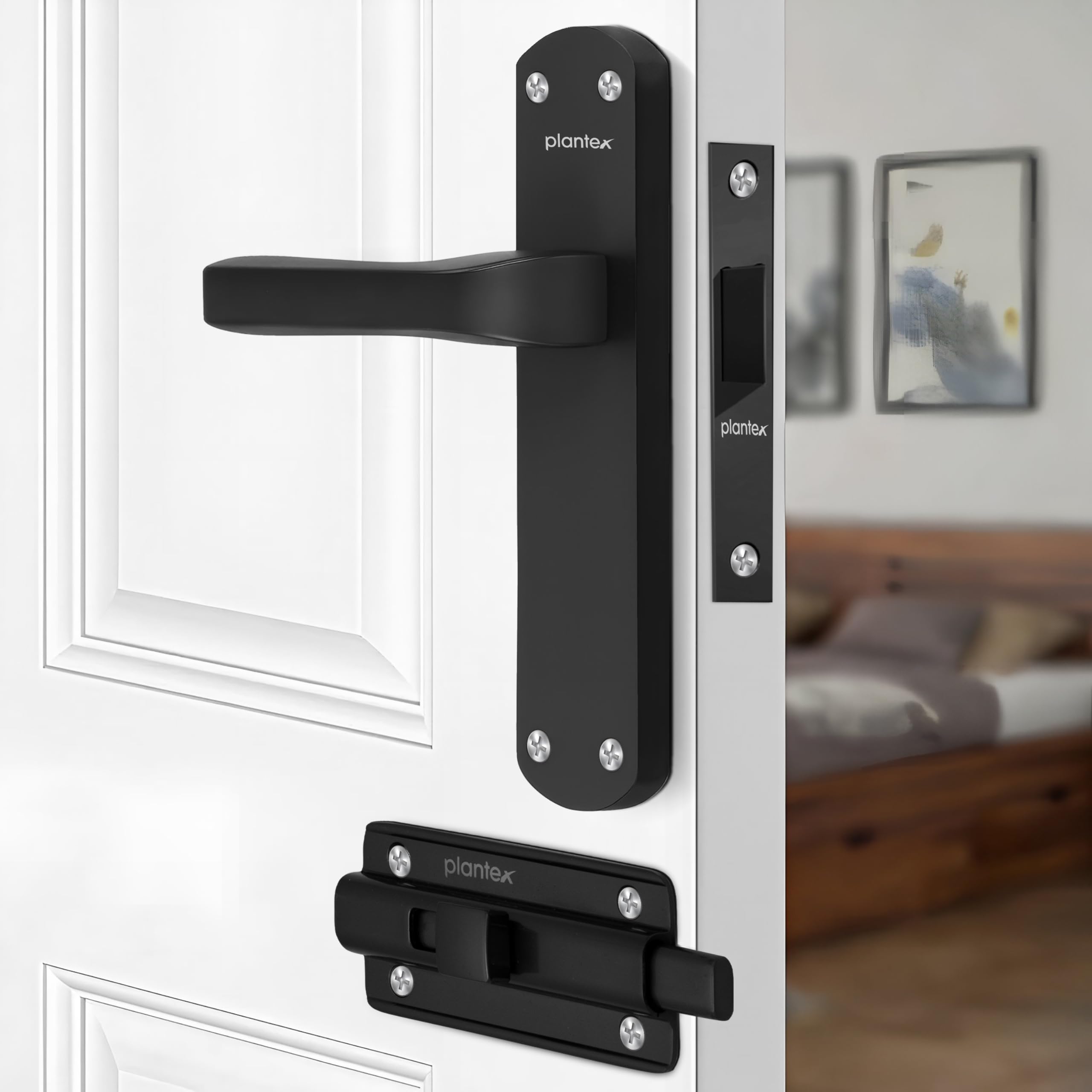 Plantex Mortise Lock - Secure & Stylish Door Handle -10
