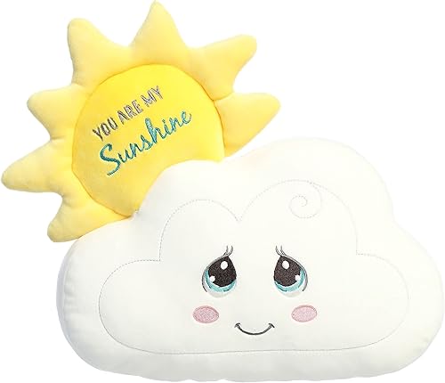 Aurora Inspirational Precious Moments You are My Sunshine - Animal de peluche, recuerdos apreciados, comodidad duradera, color blanco, 14 pulgadas