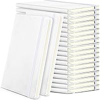 Vista 8 de Honoson 20 Pack Lined Journal Notebooks A5 Hardcover Executive Notebook 5.5" x 8.3" PU Leather Wide Ruled Journals Bulk with Elastic Band for Home