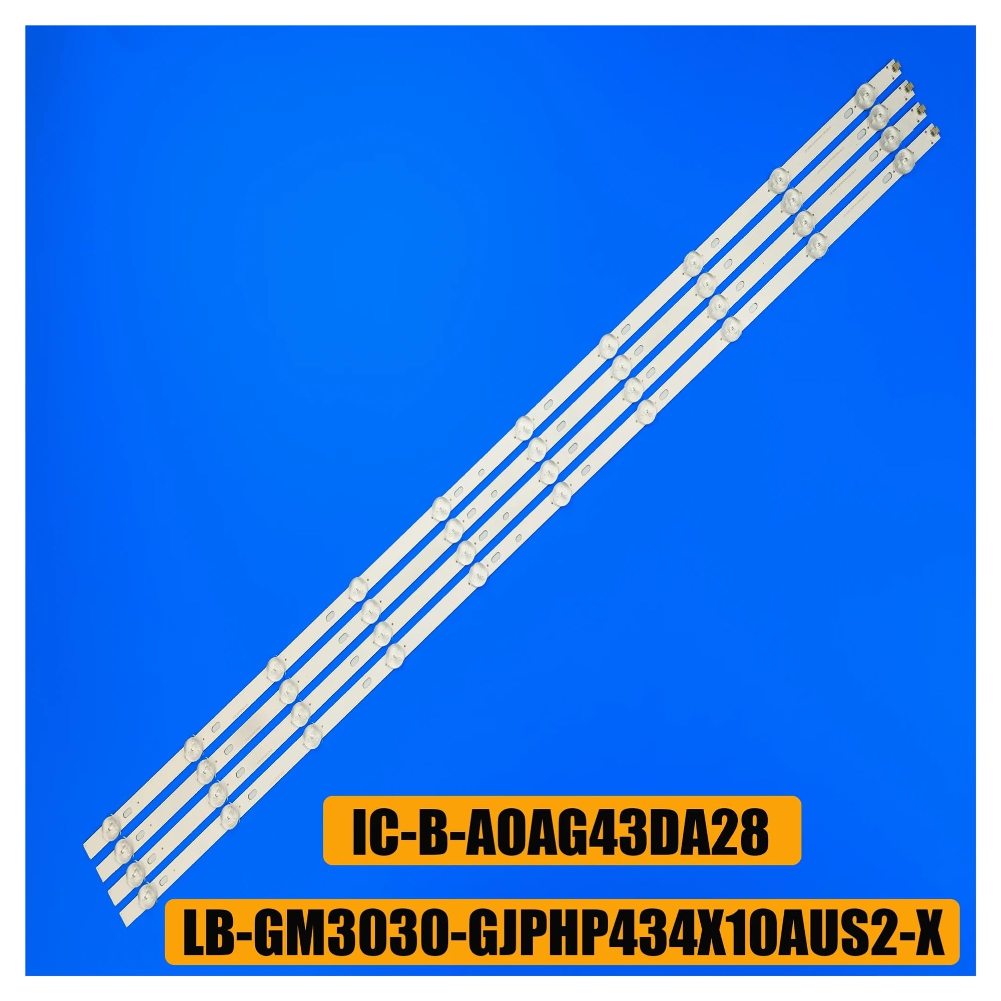 Tira LED for TV P-HILIPS 43" 43PUS6504/12 43PUS6554/12 43PUS7505 43PUS7555 LB-GM3030-GJPHP434X10AUS2-X GJ-2K18-430-D310-V2