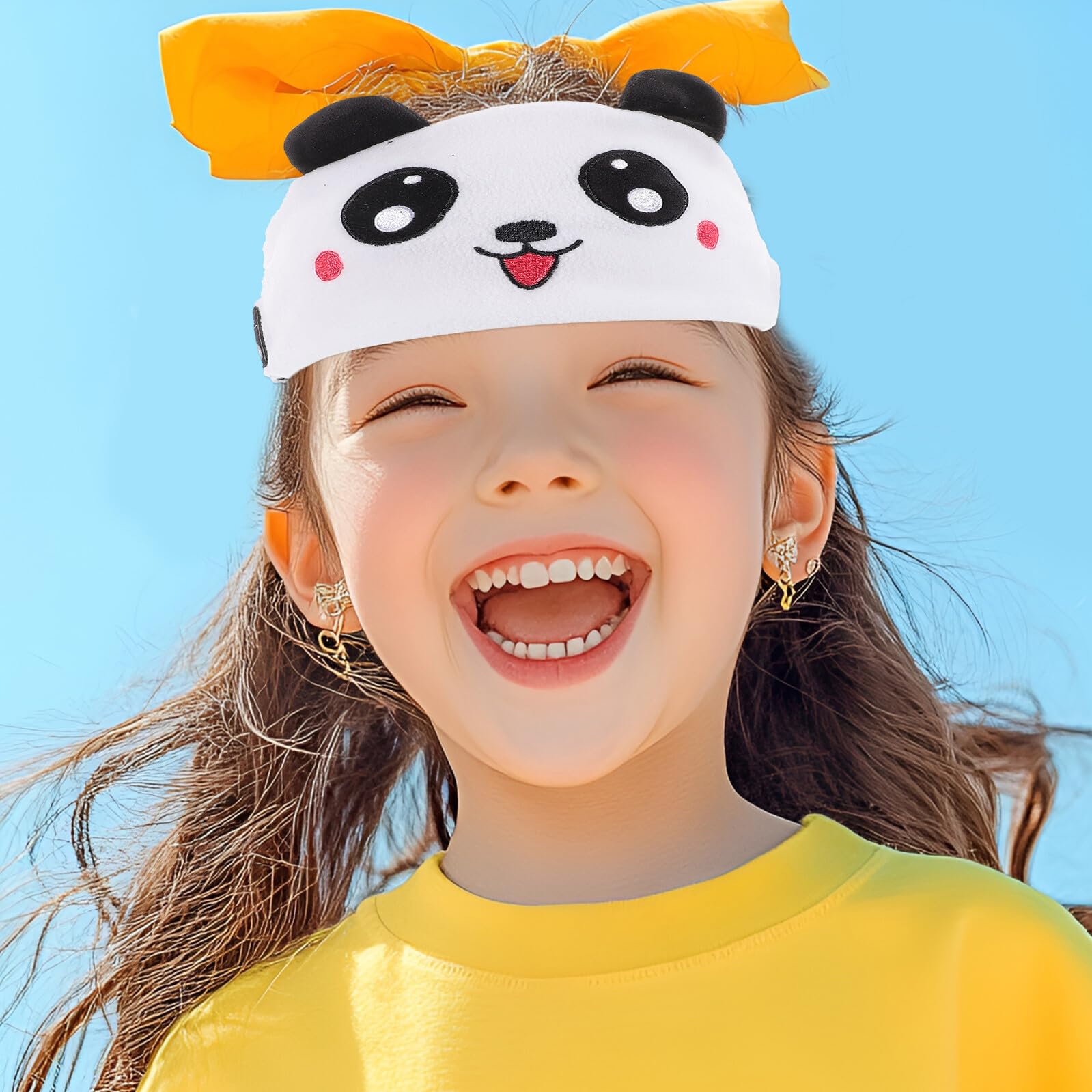 NOLITOY Auriculares Inalámbricos Banda para Dormir de Poliéster Ajustable para Niños con Diseño de Orejera Control de Volumen y Uso Cómodo en Casa Movimiento