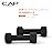 CAP Barbell 2 LB Neoprene Dumbbell Hand Weights - Pair | Black