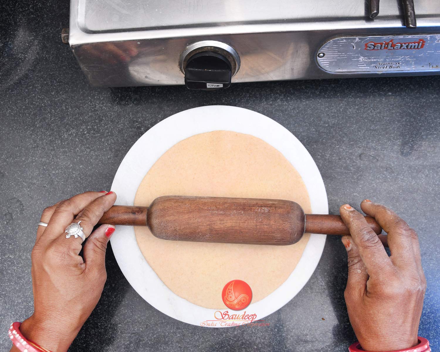White Marble Roti Maker — Amazon image 9