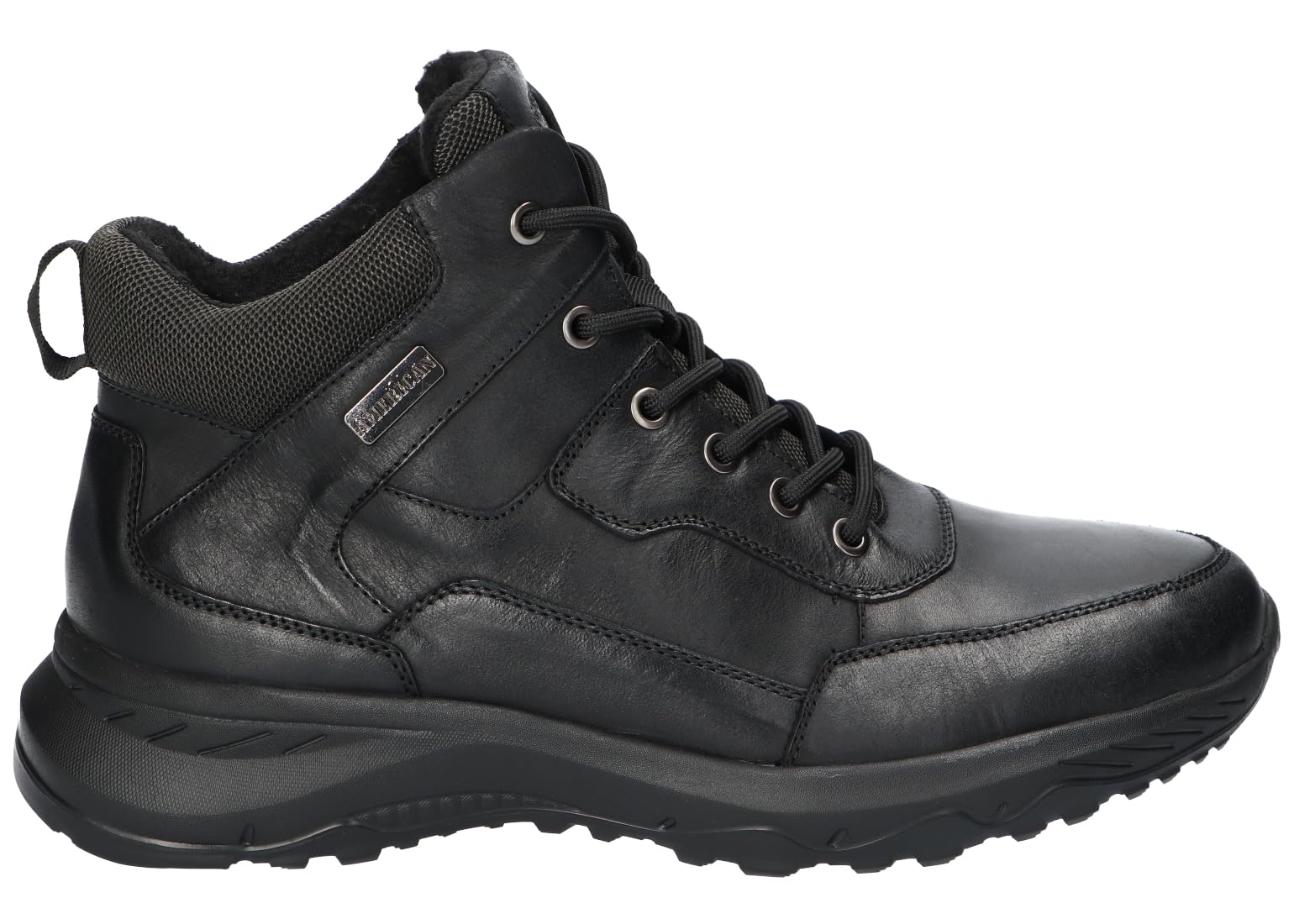 CY164 TRAPERY TREKKINGI BUTY ZIMOWE SKÓRZANE MĘSKIE BK 42