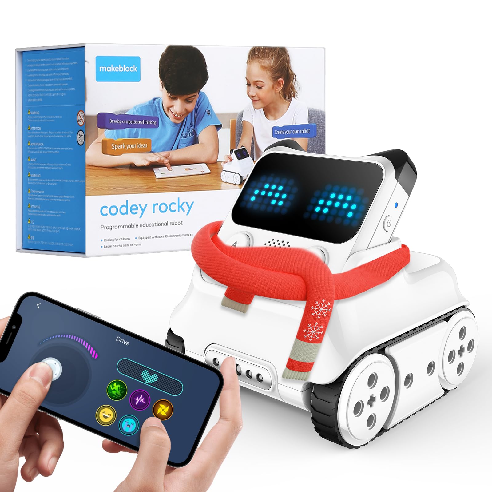Amazon.com: Makeblock Codey Rocky Robot programable a partir de 6 años ...