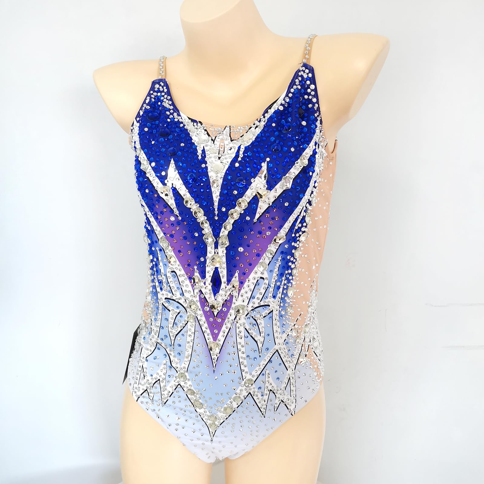 Nike Women's Hydrastrong Crystal Wave Print Racerback Swimsuit One Piece-University Red (Size 36)