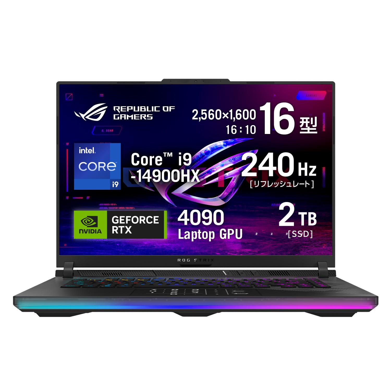 Amazon.co.jp: ASUS ゲーミングノートPC ROG Strix SCAR 16 G634JYR 16 