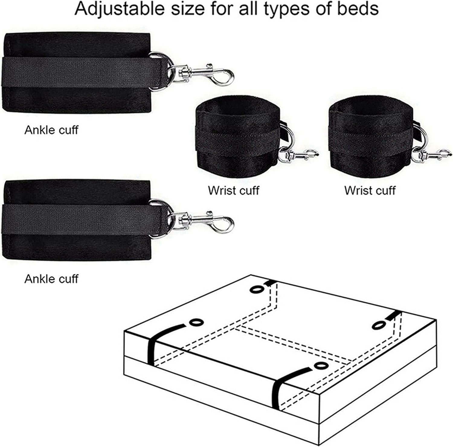 Bettfesseln Set Für Bondage Bequeme Matratzenhalterungen_voghion.com