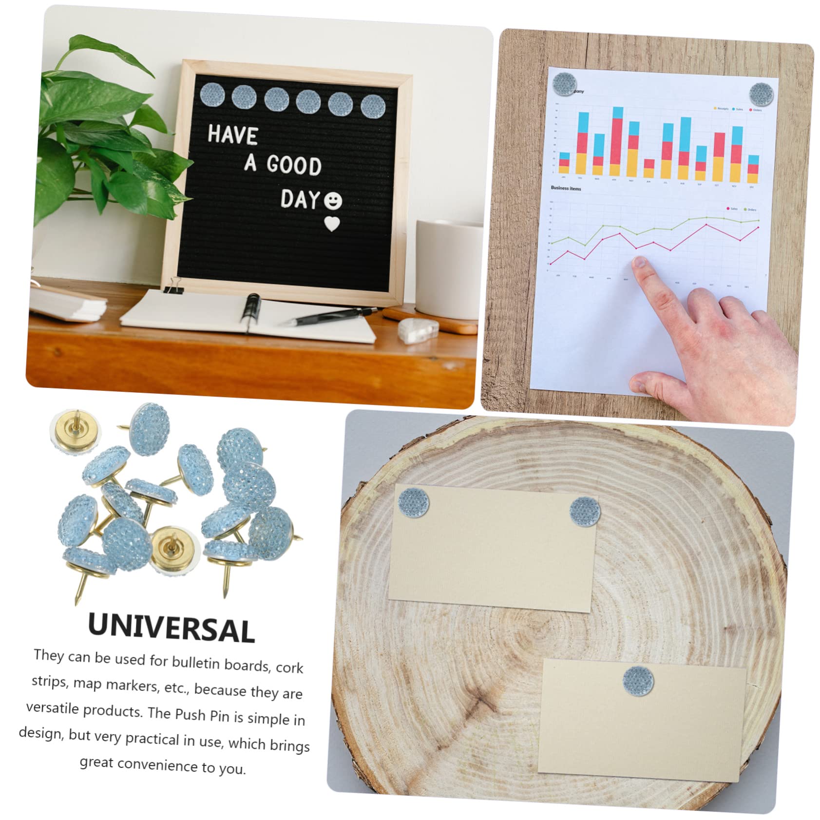 VILLCASE 5 Set Di Puntine Da Disegno Per Uso Quotidiano Squisite Multifunzione Decorative Per Ufficio Decorazioni Per La Casa Pennarelli Leggeri E Compatti Set Da 15 Pezzi*5
