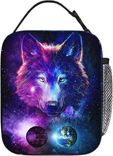 Miniatura 8 de Bolsas de almuerzo reutilizables con aislamiento térmico para hombres y mujeres, bolsa de almuerzo con impresión 3D, a prueba de fugas, bolsa de