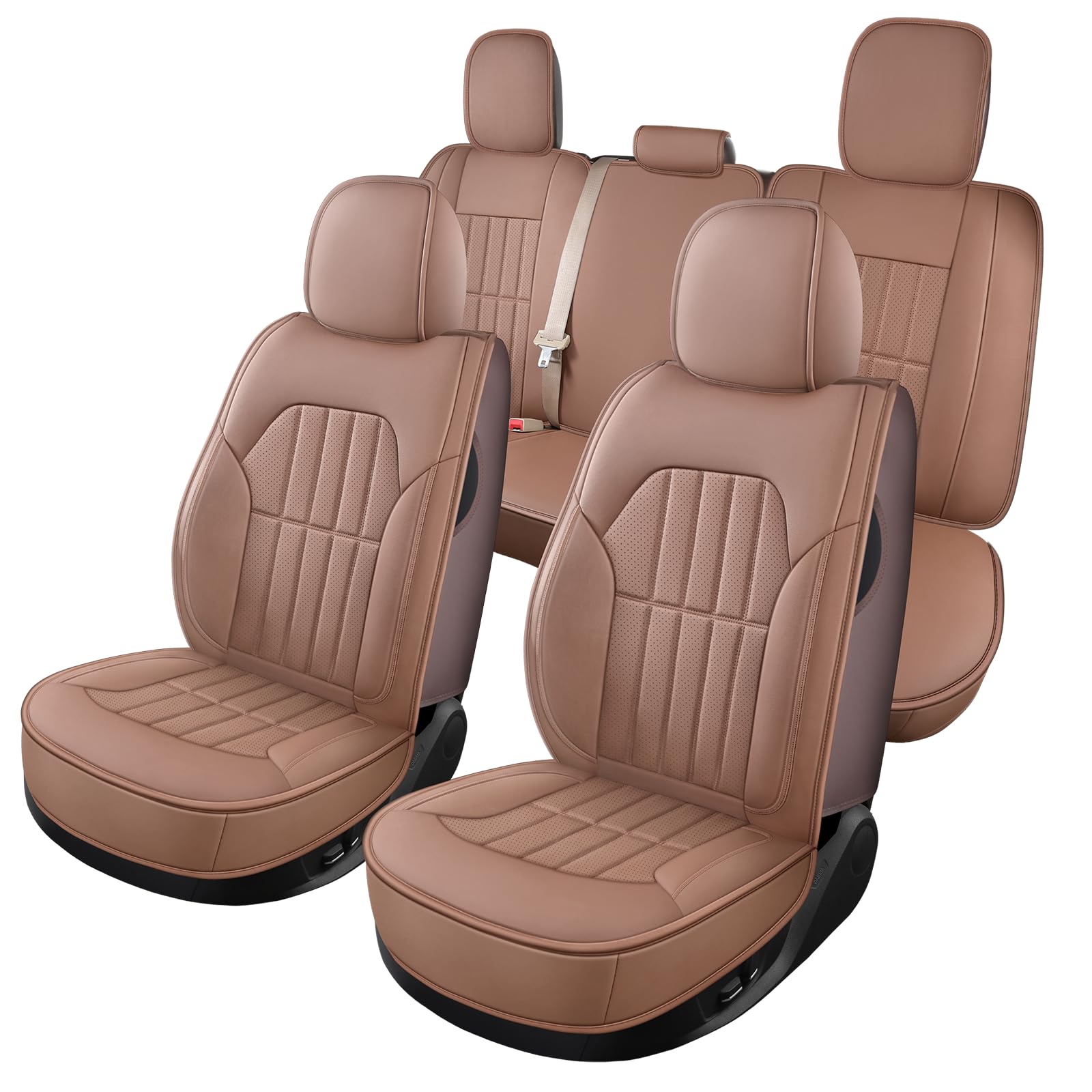 Truckiipa Car Seat Covers Full Set Dodge Ram Seat Covers Full Coverage Leather Protector Pickup Truck Accessories Custom