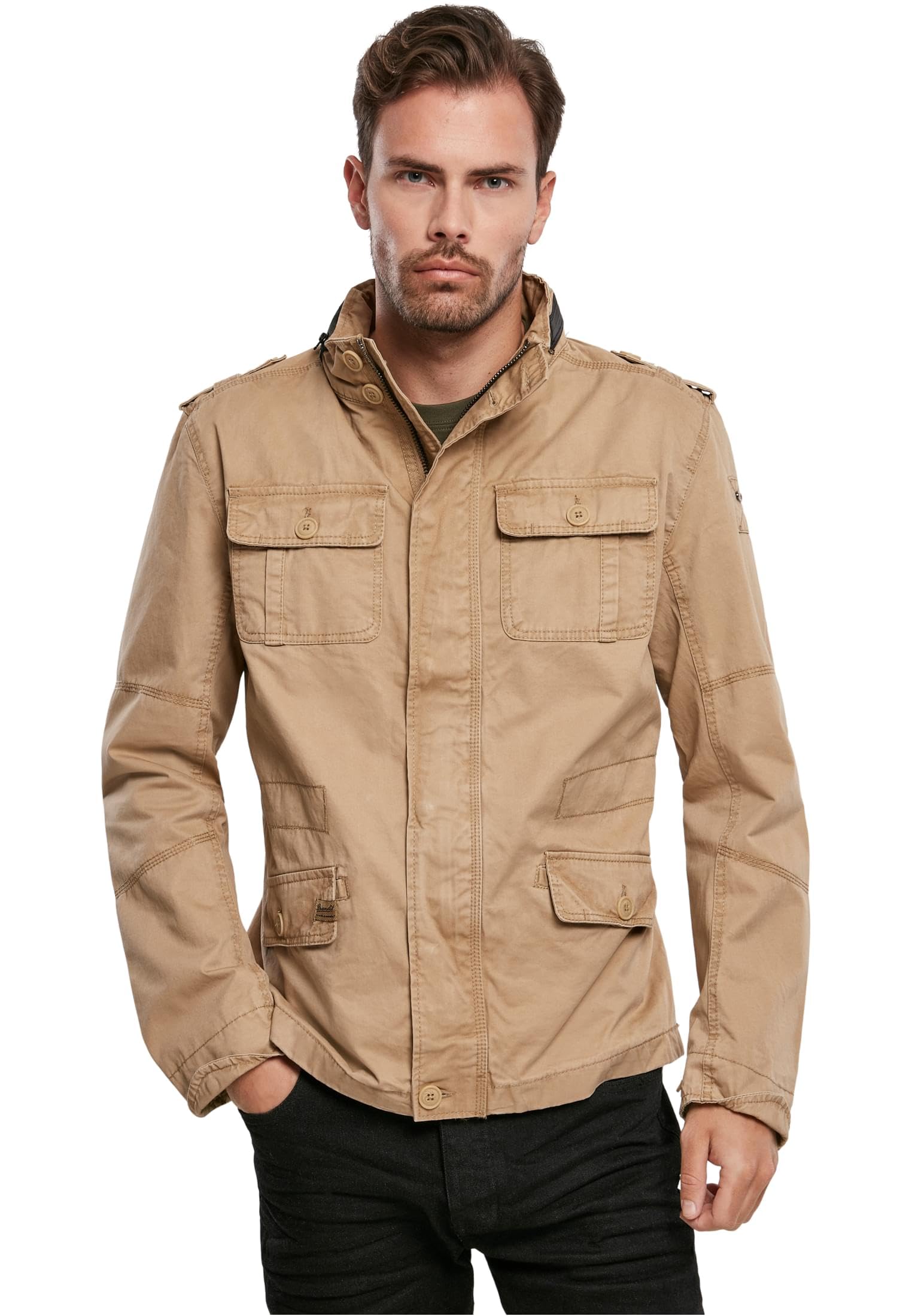 Brandit Britannia Jacket, Farbe: camel, Größe: M